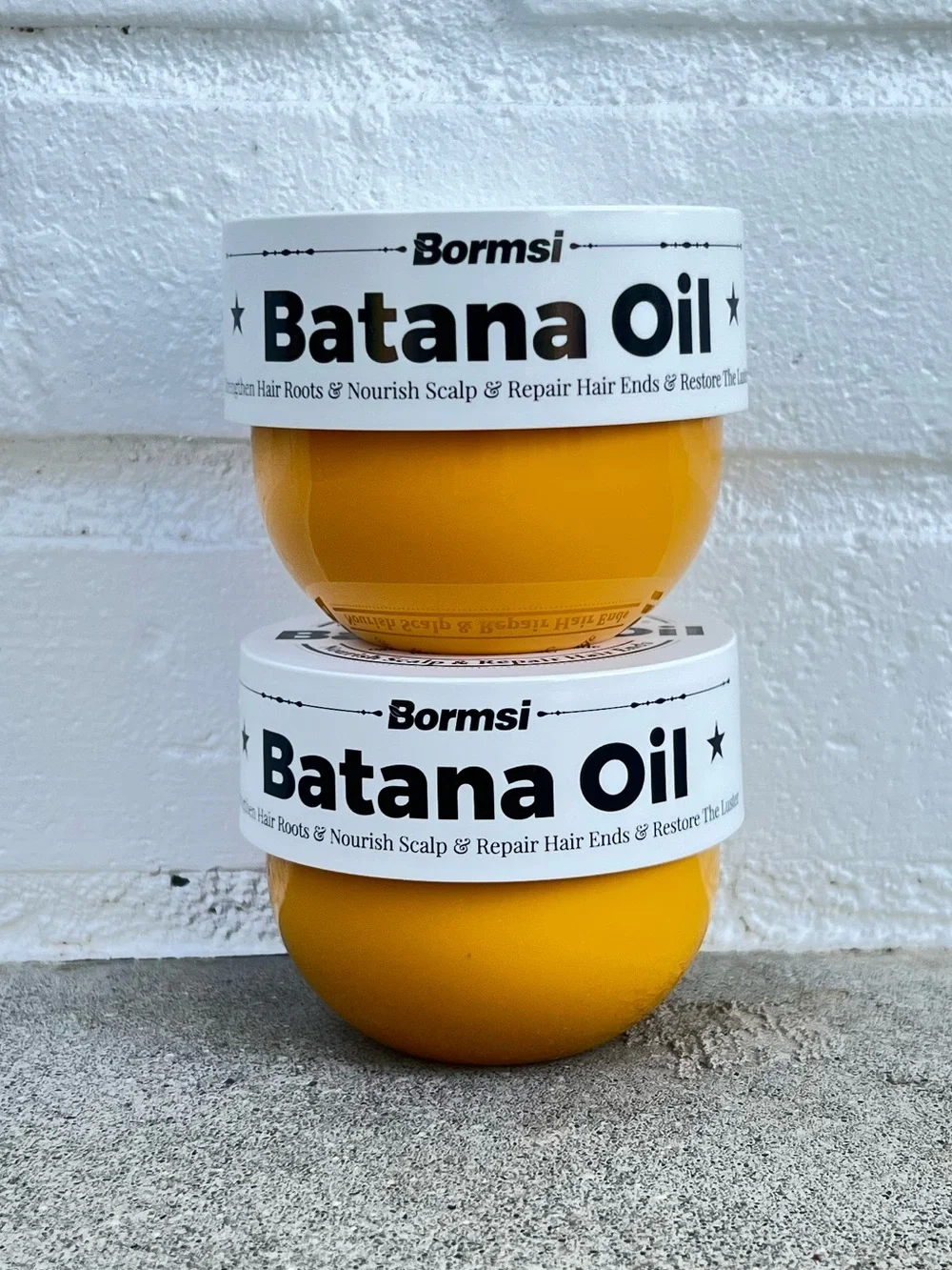 Batana Oil Bormsi Sealed Pack of 2 Hair Mask Cosmetics 10.6oz